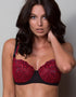 Pour Moi Fever Full Cup Bra Black/Red