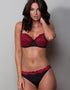 Pour Moi Fever Full Cup Bra Black/Red