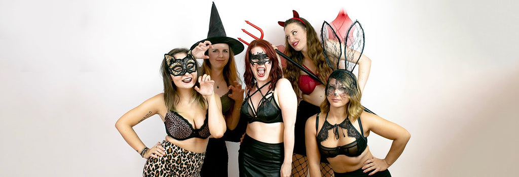 Breakout Bras on Instagram: Lingerie as your Halloween costume?! We love  it! Here are some ideas the Breakout Bras team came up with for Halloween  costumes this year, featuring lingerie pieces from