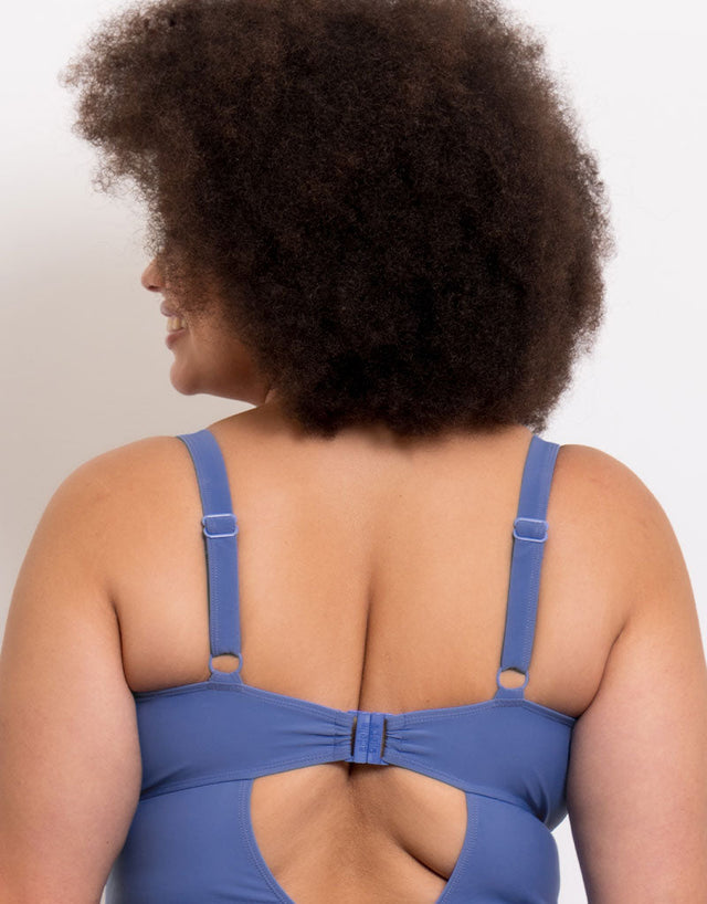 Adella Calypso Plunge Control Swimsuit Mediterranean Blue