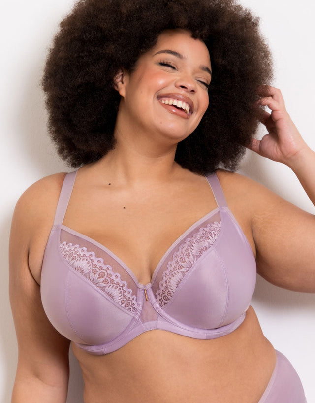 Adella Hera Full Plunge Bra Lavender