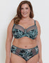 Adella Kin Aura Full Brief Blue Floral Print