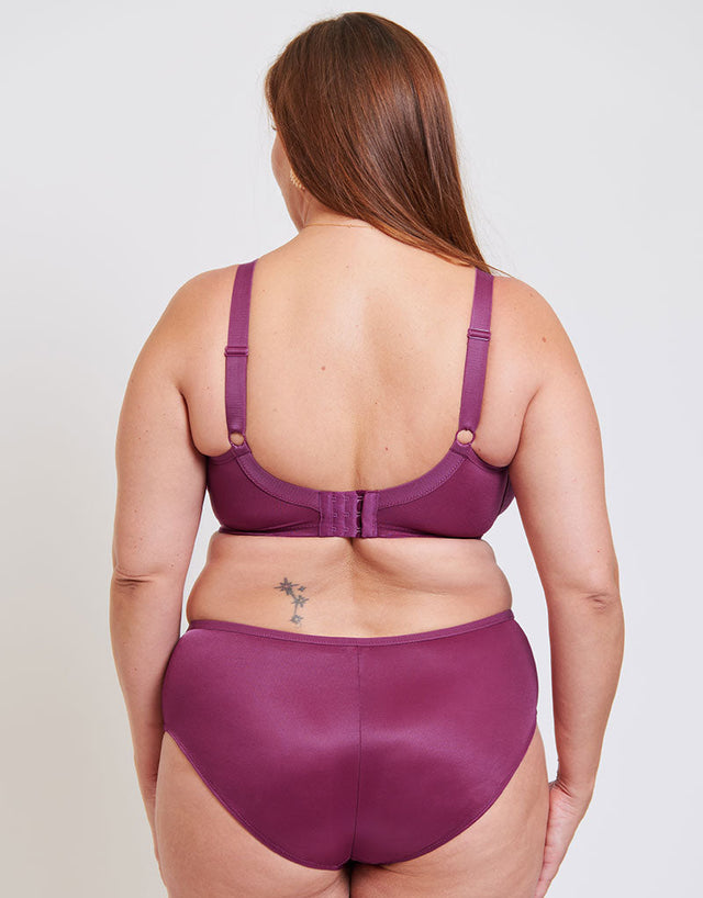 Adella Athena Full Cup Side Support Bra Berry Purple