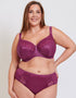 Adella Athena Full Cup Side Support Bra Berry Purple