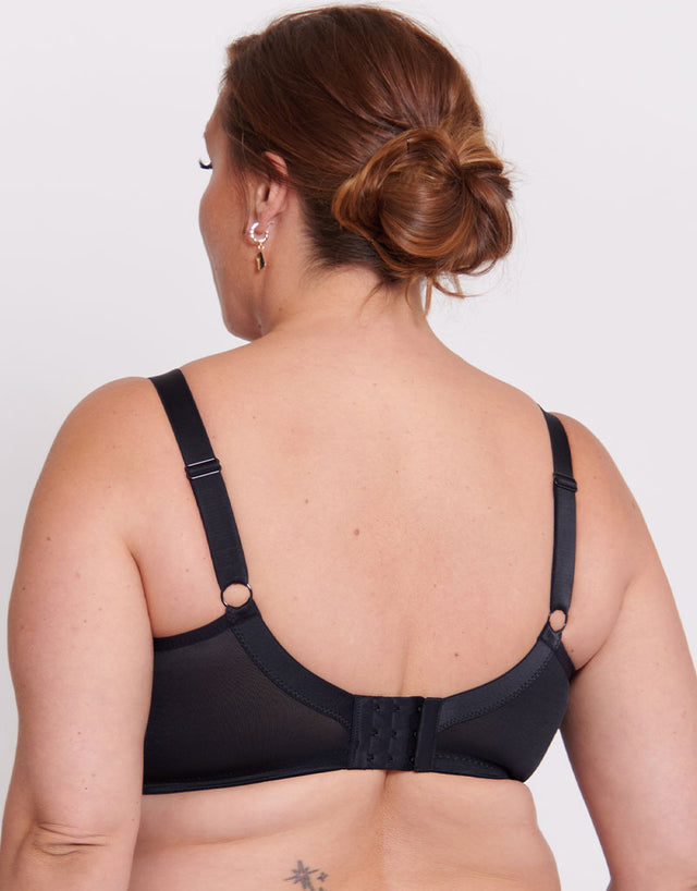 Adella Athena Full Cup Side Support Bra Black