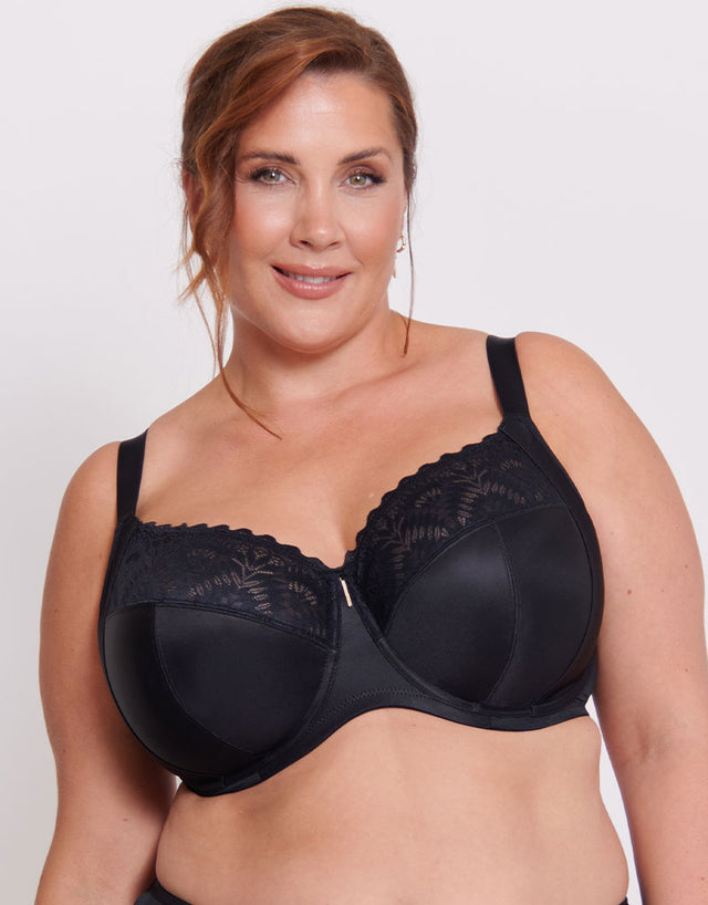 Adella Athena Full Cup Side Support Bra Black