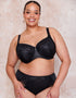 Adella Athena Full Cup Side Support Bra Black