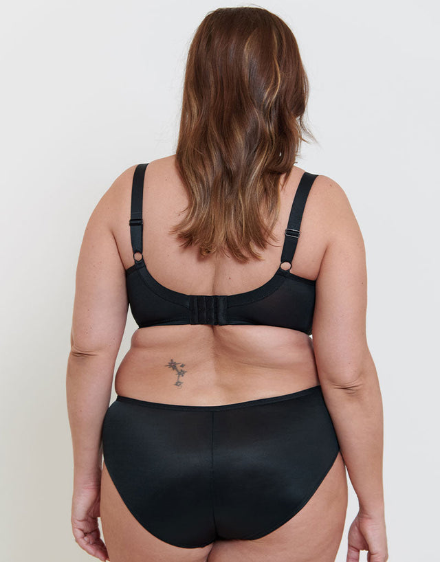 Adella Athena Full Cup Side Support Bra Black