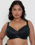 Adella Athena Non-Wired Full Cup Side Support Bra Black
