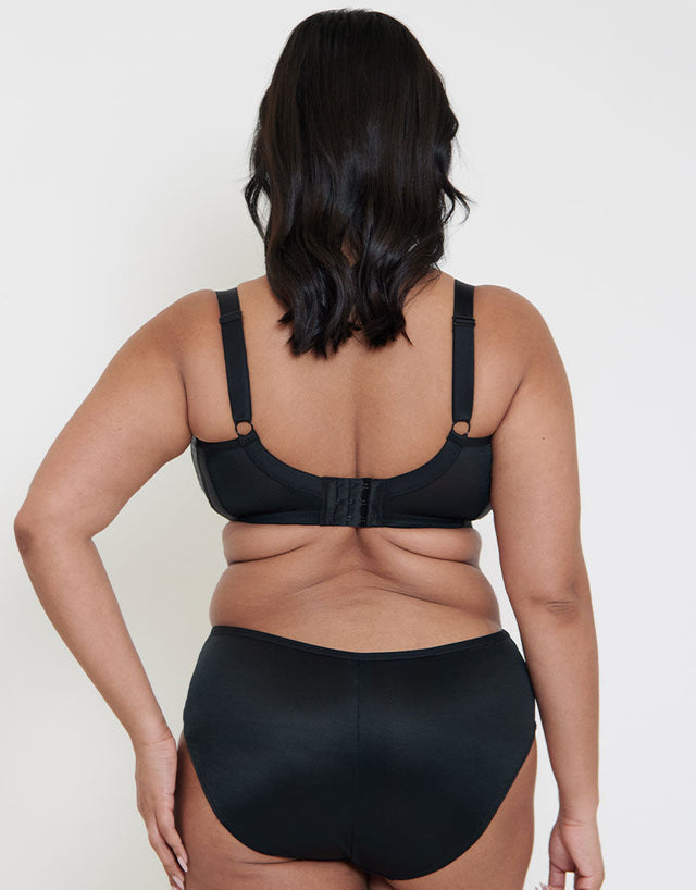 Adella Athena Non-Wired Full Cup Side Support Bra Black