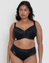 Adella Athena Non-Wired Full Cup Side Support Bra Black
