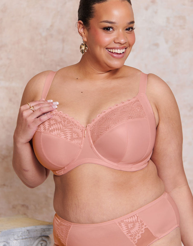 Adella Athena Full Cup Side Support Bra Blush Pink