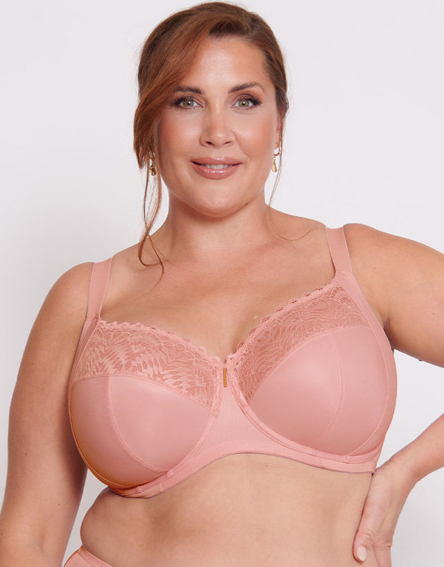 Adella Athena Full Cup Side Support Bra Blush Pink