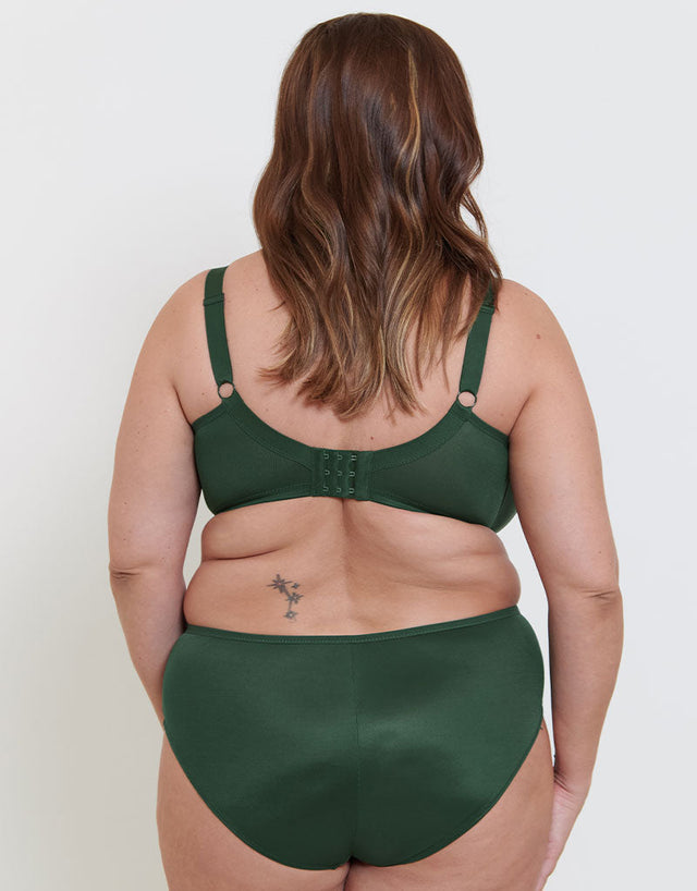 Adella Athena Full Cup Side Support Bra Emerald
