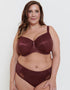 Adella Athena Full Cup Side Support Bra Merlot
