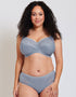 Adella Athena Full Cup Side Support Bra Powder Blue