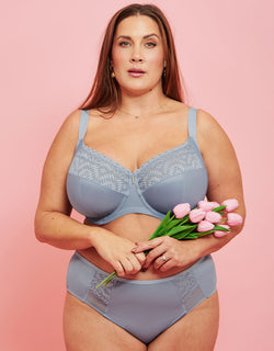 Adella Athena Full Cup Side Support Bra Powder Blue