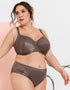 Adella Athena Full Cup Side Support Bra & Brief Bundle Taupe