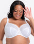 Adella Athena Full Cup Side Support Bra White