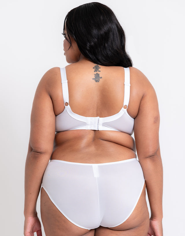 Adella Kin Full Brief White