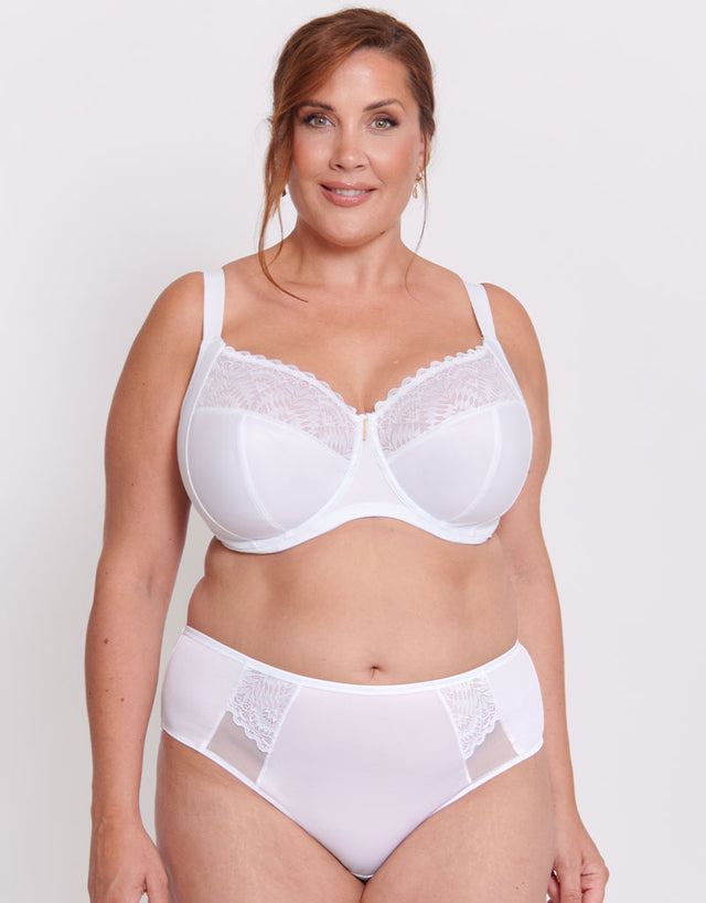 Adella Athena Full Cup Side Support Bra White