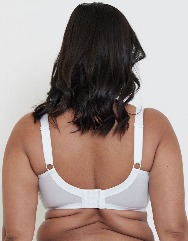 Adella Athena Full Cup Side Support Bra White