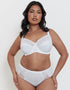 Adella Athena Full Cup Side Support Bra White
