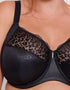 Adella Athena Wild Full Cup Side Support Bra Black