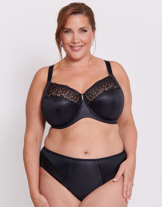 Adella Athena Wild High Leg Brief Black