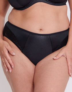 Adella Athena Wild High Leg Brief Black