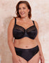 Adella Athena Wild Full Cup Side Support Bra Black