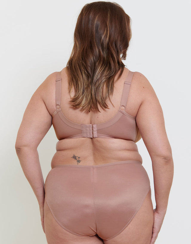 Adella Athena Wild High Leg Brief Blush Pink