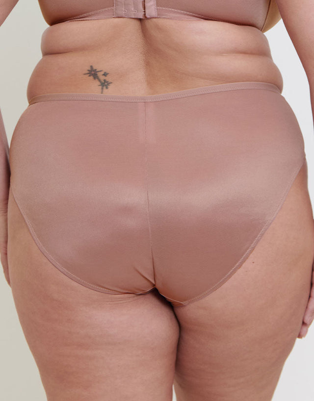 Adella Athena Wild High Leg Brief Blush Pink