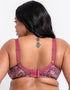 Adella Athena Aura Full Cup Side Support Bra Sangria Print