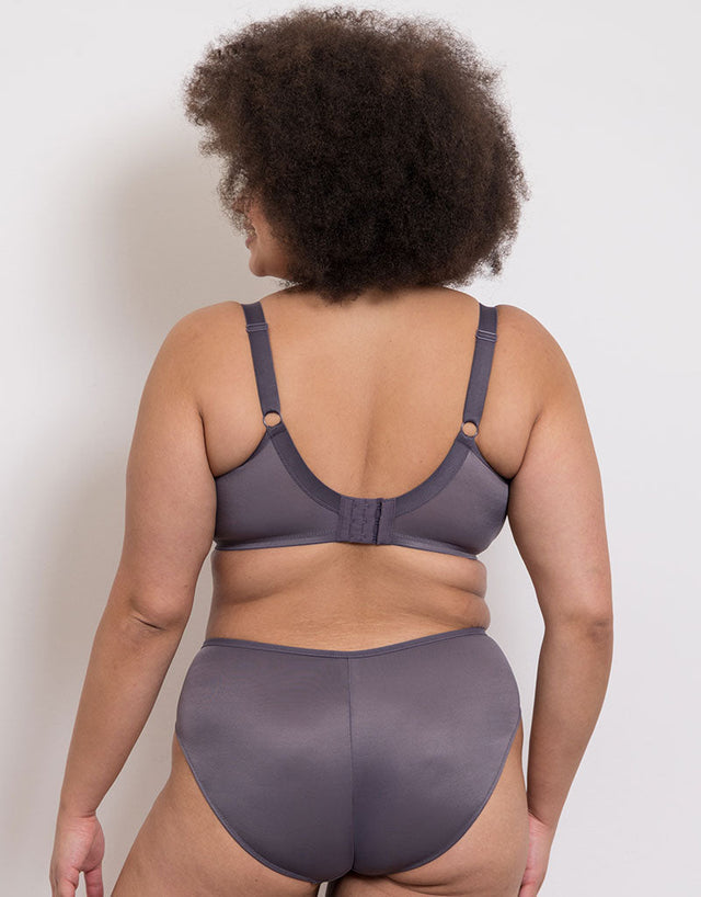 Adella Athena Amore High Leg Brief Slate/Mauve