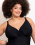 Adella Calypso Plunge Control Swimsuit Black
