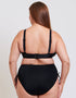 Adella Calypso Plunge Bikini Top Black