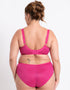 Adella Hera Full Plunge Bra & Brief Bundle Hot Pink