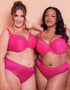 Adella Hera Full Plunge Bra Hot Pink