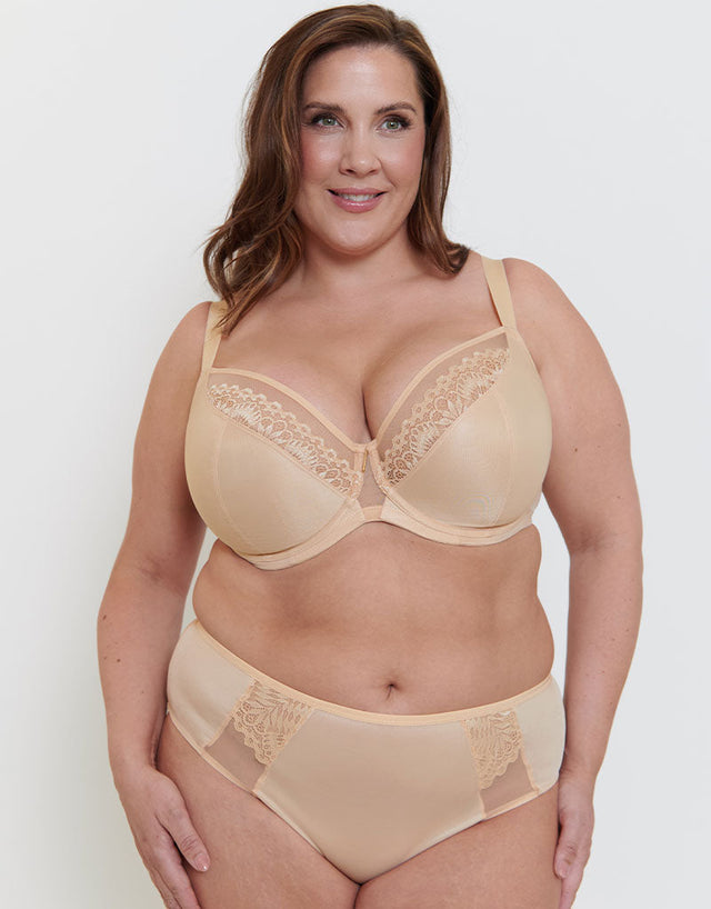 Adella Hera Full Plunge Bra Latte