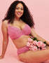 Adella Hera Full Plunge Bra Rose Pink