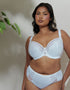 Adella Hera Full Plunge Bra White