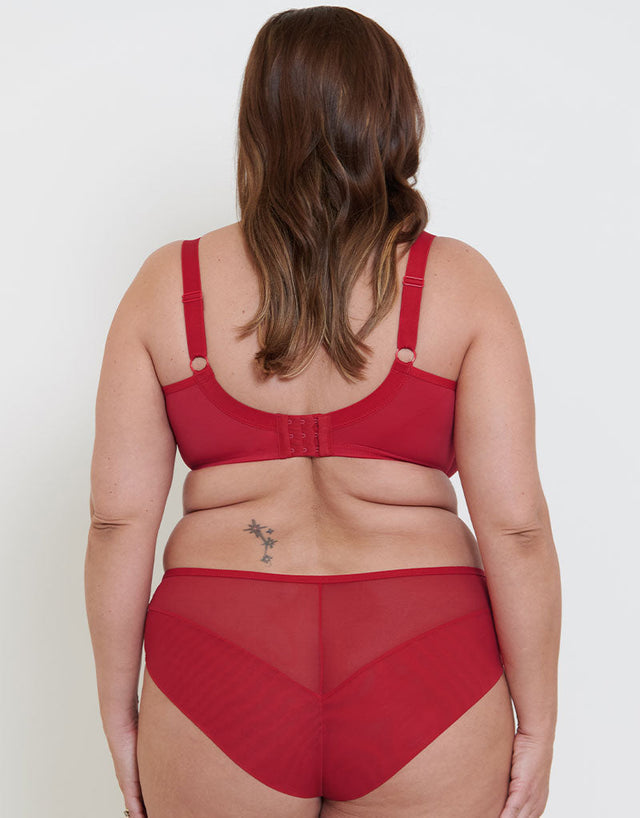 Adella Maia Full Cup Plunge Bra Red