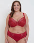 Adella Maia Full Cup Plunge Bra Red