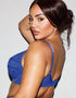 Ann Summers Compelling Padded Plunge Bra Cobalt Blue