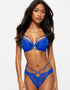 Ann Summers Compelling Padded Plunge Bra Cobalt Blue
