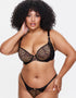 Ann Summers Feline Fantasy String Brief Black Multi