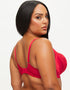 Ann Summers Honoured Padded Balcony Bra Red