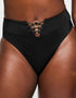 Ann Summers Miami Dreams High Waist Bikini Brief Black