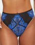 Ann Summers Nightfall High Waist Thong Black/Blue